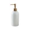 Stylish Lotion Bottle Ceramic Hand Sanitizer Bottle Press Dispenser Rust Free Shampoo Shower Gel Press Bottle