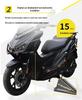 SYC Cruiser 150/GT Motorcycle Exhaust Guards & Folding Backrest Luggage Rack