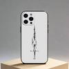 The Sword Creative Pattern   Phone Case For iPhone 17,16,15,14,13,12,11 Plus,Pro Max,XS,Soft Silicone Black Cover