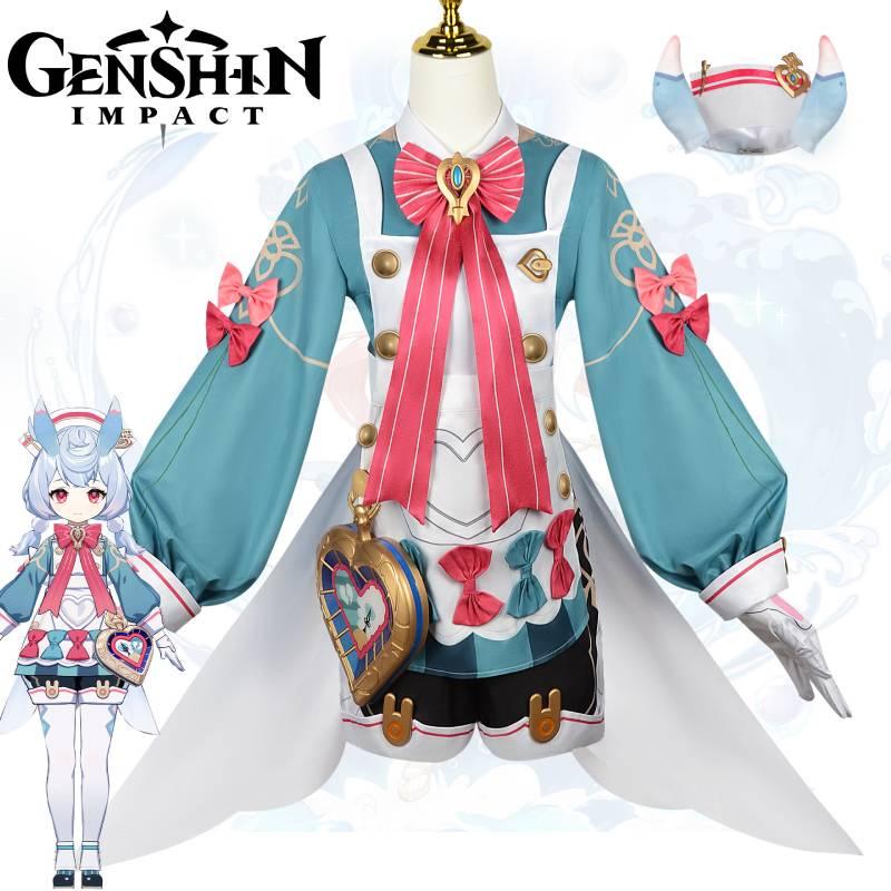 Original Sin- Higewen Cosplay Anime Game Costume Set Soft Fabric 2023 Summer Xs-xxxl