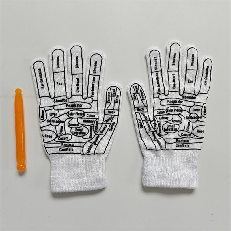 Acupunctures Gloves Reflexology Gloves Socks with Massage Tool Physiotherapys Tools for Household Hand Spa Tired Relieve