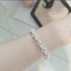 Elegant Pearl Zircon Bracelet for Women – Exquisite, Sparkling, Versatile, and Luxurious Hand Accessory.
