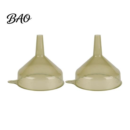 Universal Funnel 2Pcs Wide Mouth Kitchen Filling Funnel, Oils Liquid Soy Sauce Powder Food Grade Canning Transfer for Bottles & Jars Easy Clean