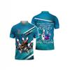 Nome da equipe de boliche Camisa polo masculina respirável de manga curta com estampa 3D Camiseta esportiva masculina top camisa polo respirável