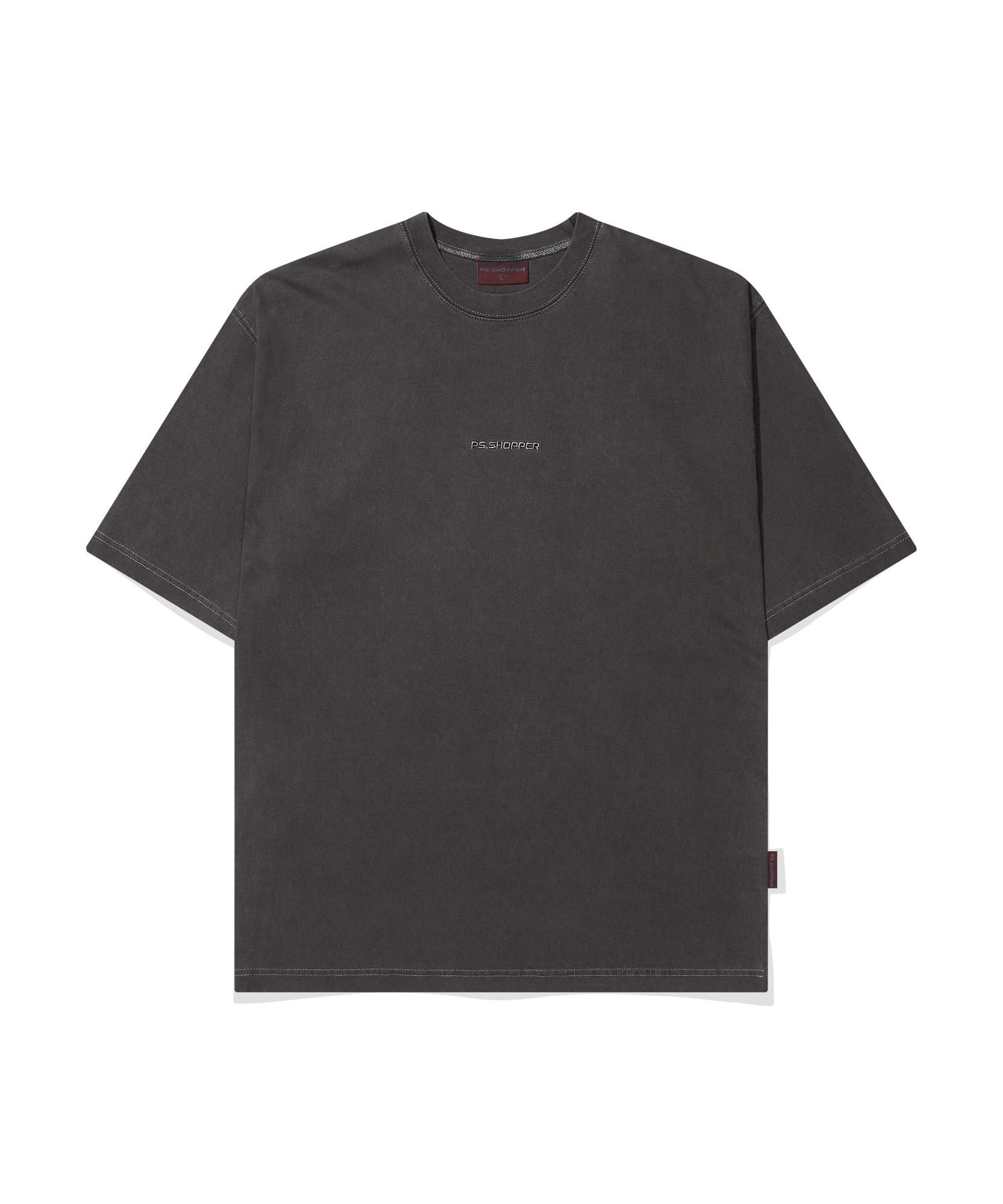 Ps Shopper Original Pigment Washed Short Sleeve [Dark Gray] L