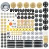 169Pcs High-Tech Parts Gear Transmission Building Bricks Blocks Set  DIY Technological Creativity Accessory Toy