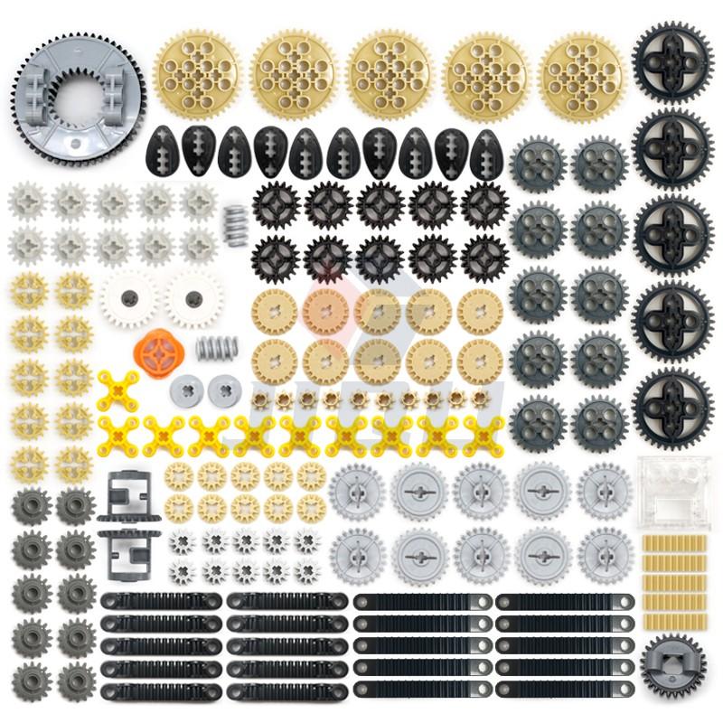 169Pcs High-Tech Parts Gear Transmission Building Bricks Blocks Set DIY Technological Creativity Accessory Toy