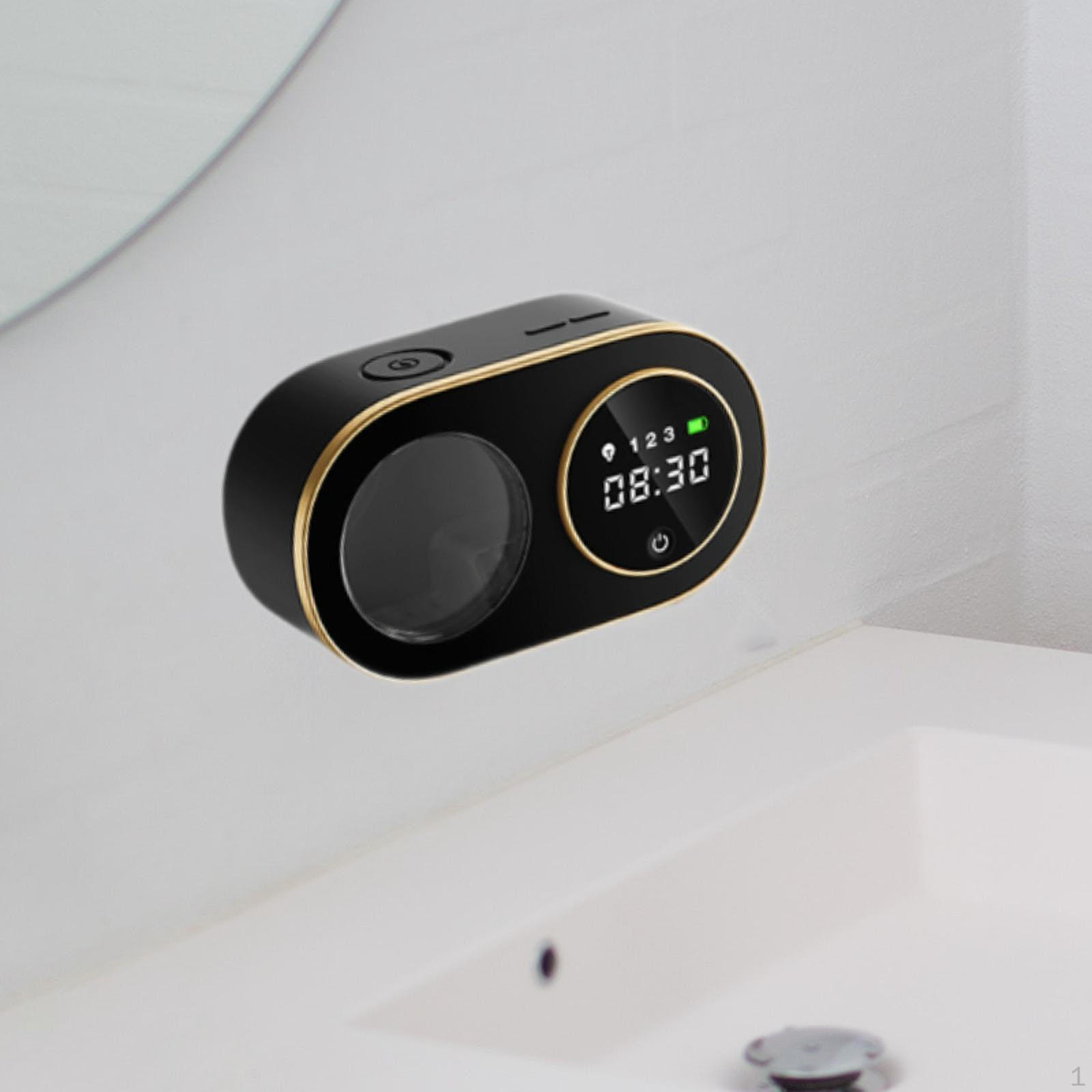 

Автоматический дозатор мыла Регулируемый пенный гель для душа 320 мл Бесконтактный жидкий автоматический пенообразователь чёрный