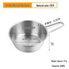 ZISIZ Korean Gold 304 Stainless Steel Rice Wine Bowl Set