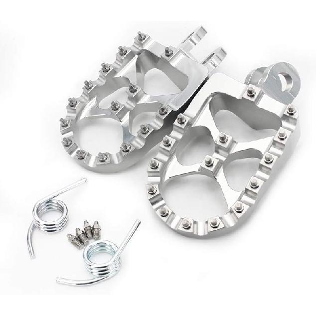 TOFR DRZ400 SM 2000-2024 Footpegs for Suzuki RM125 RM250 1991-2006 RMX250 1993-1999