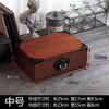 Rectangular Wooden Box Retro Storage Sundries Organizer Jewelry Boxes Cosmetic Containers