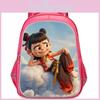 Ao Nezha Bing School Backpack Lightweight Oxford Bookbag Large Capacity Students