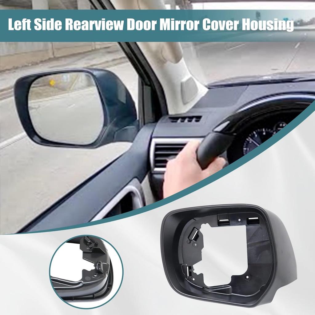 GXARTS Left Side Rearview Door Mirror Cover Housing Compatible with Lexus GX460 2010 2011 2012 2013 2014 2015 2016 2017 2018 2019 2020 2021 2022 2023