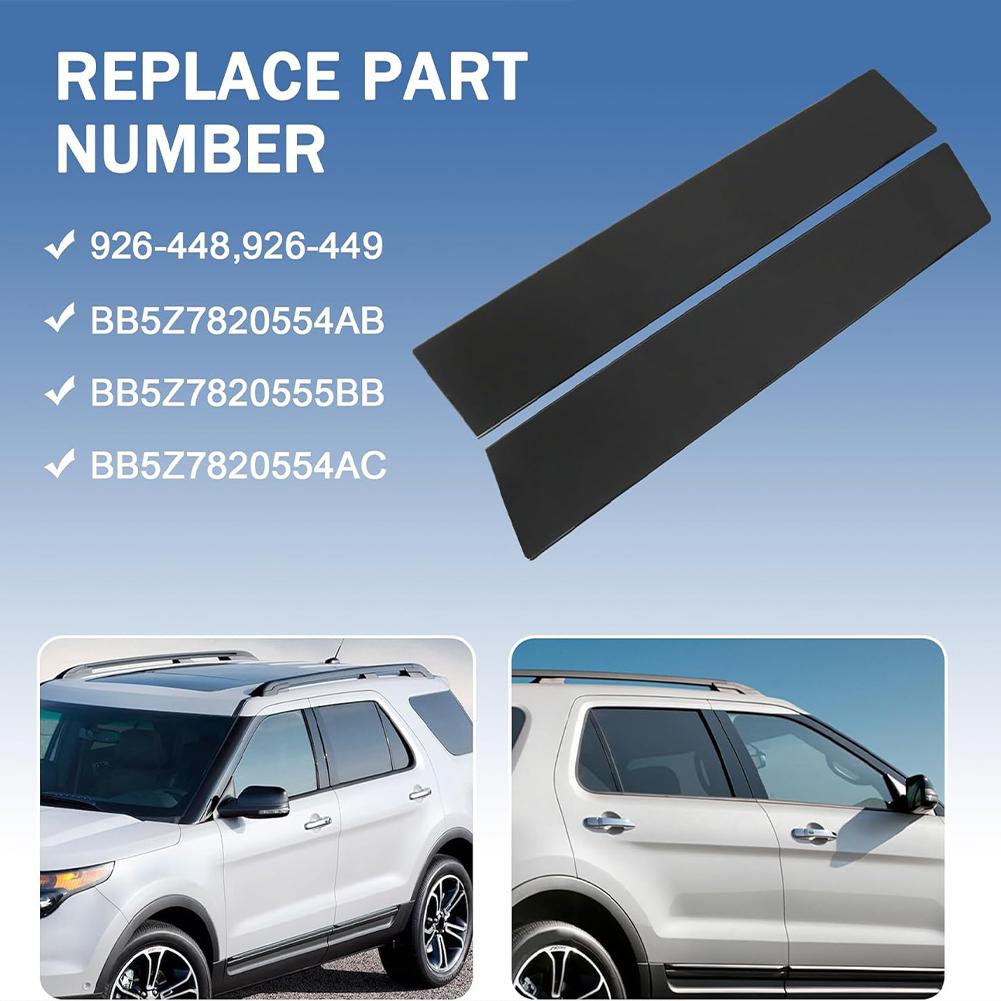 B Pillar Molding Trim Without Keypad 926-449 926-448 Bb5z-7820555-bb Front Driver And Passenger Side Pillar Moulding Panel Parts