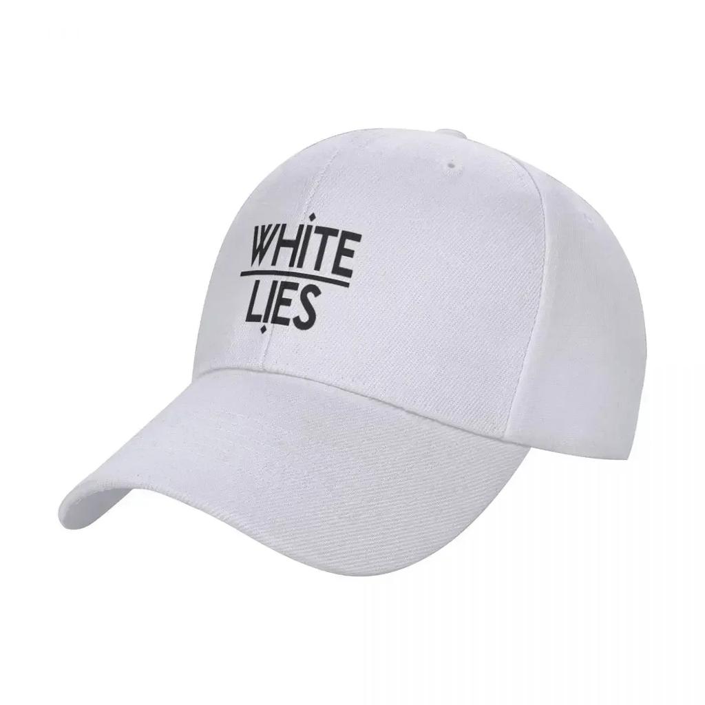 White Lies Quotes Baseball Cap Thermal Visor Sun Hat For Children Sunhat hard hat Women's Golf Wear Men's