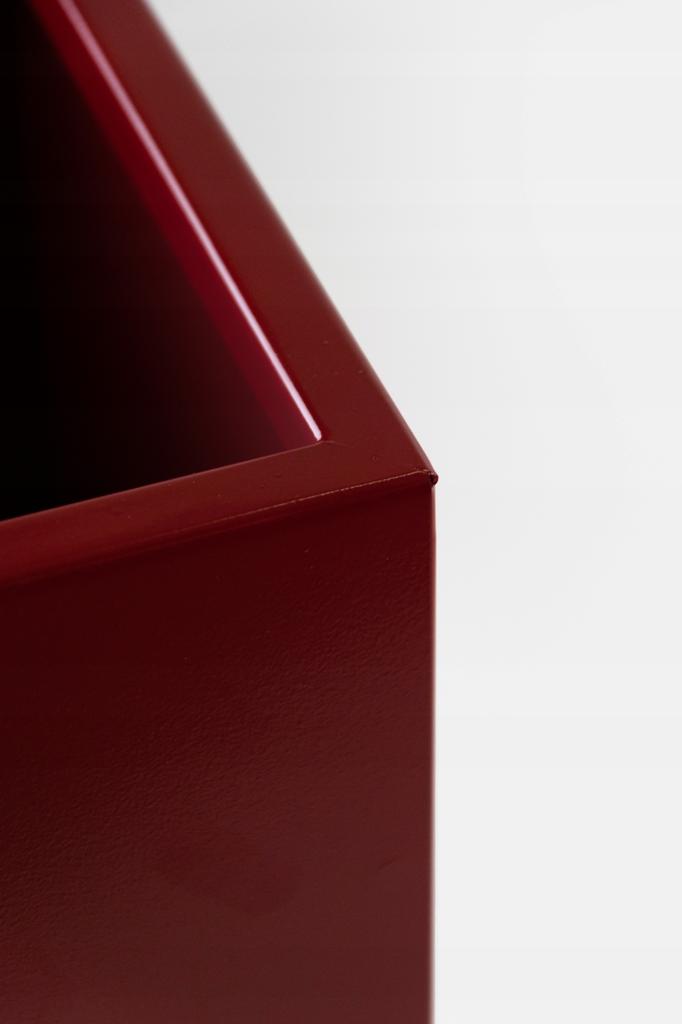 FLOWERPOT Metal Flowerpot Cover Red Lorient 19x19x47cm