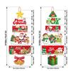 Multicolor Merry Christmas Door Hanger Santa Clause Christmas Tree Ornament  Home Decoration
