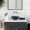 Bathroom Sink Ceramic Dark Round