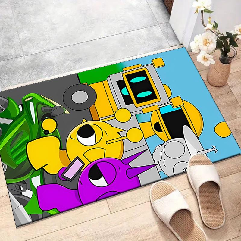 1pc SPRUNKI8 Design Printed Area Rug Carpet for Bedroom Living Room Home Decor Rugs Mat Non Slip Mat Rug for Bedside