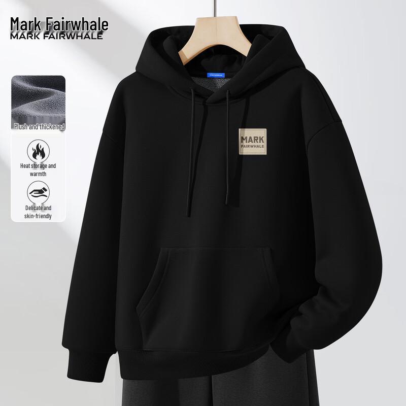 Mark Fairwhale Men's Fleece Lined Hooded Sweatshirt