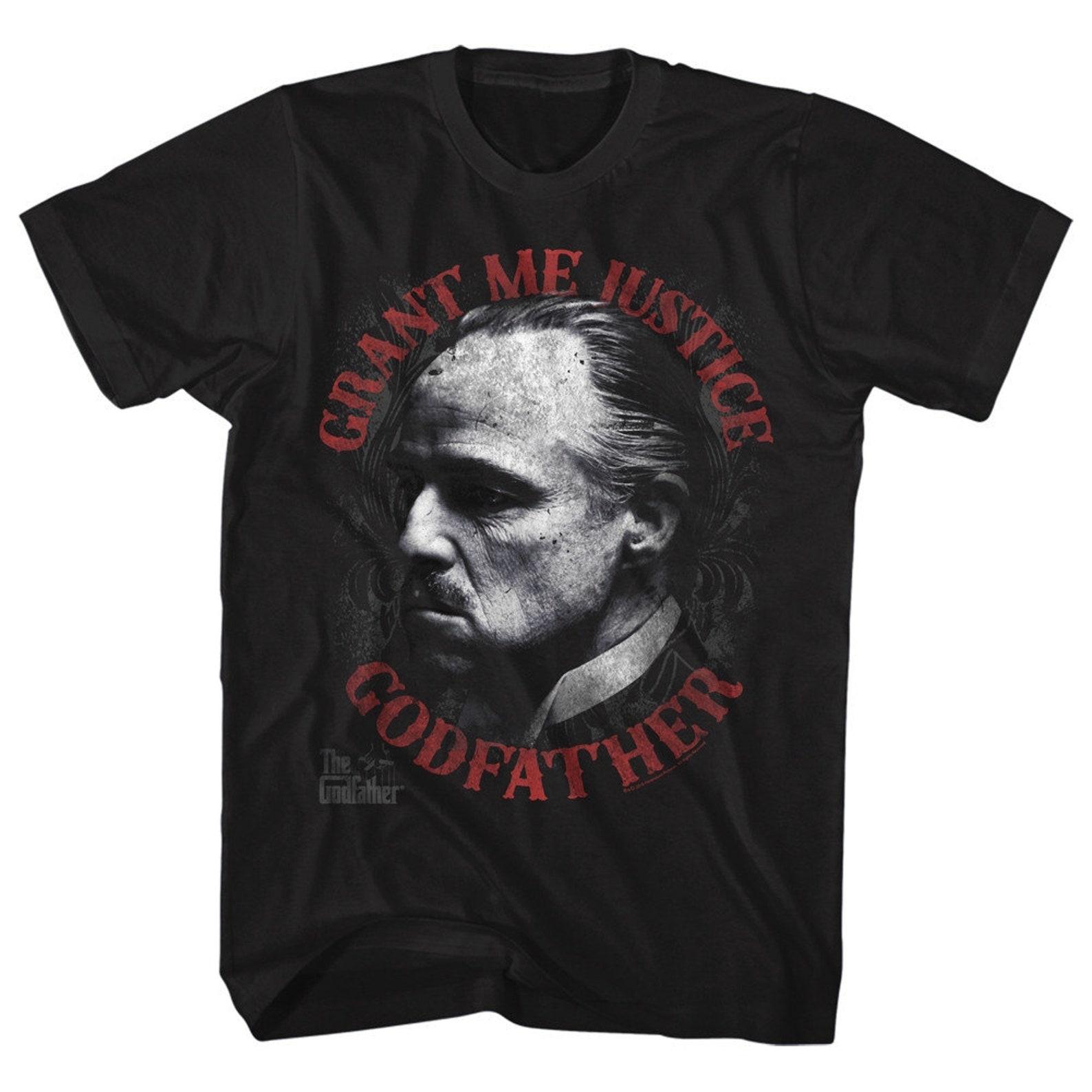 Godfather Justice Classic Black Adult T-Shirt 4XL