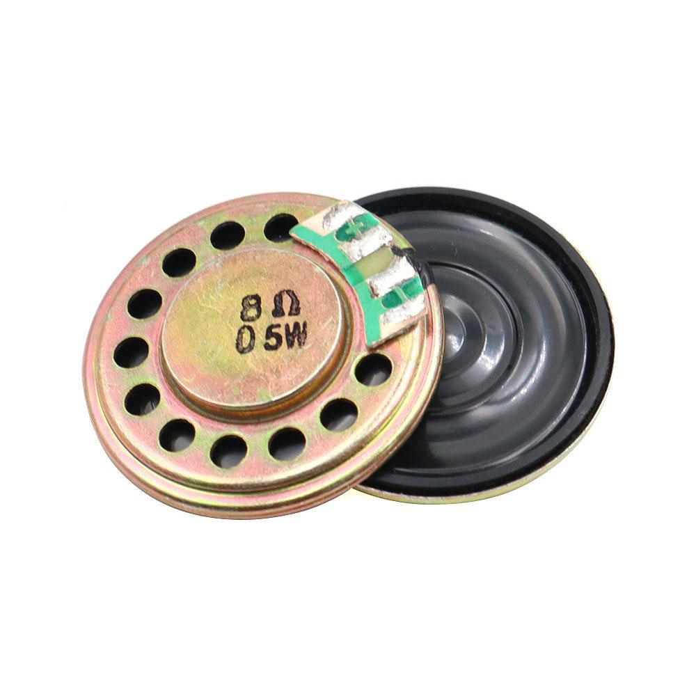 5PCS 0.5W 8R Horn Speaker Diameter 32mm Sound Amplifier 0.5 Watt 8ohm Thickness 5MM Loudspeaker for Music Box/ Walkie-talkie