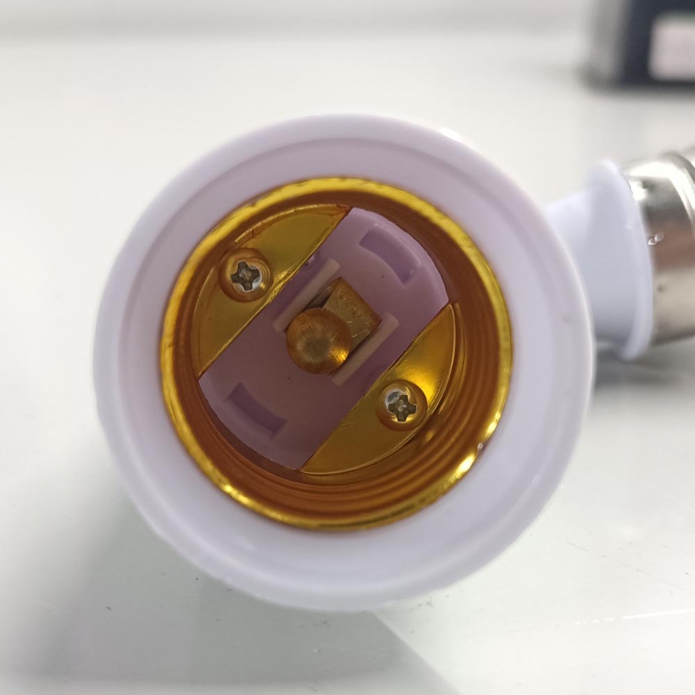 Screw Conversion E27 Lengthening Lamp Base Adaptor Lamp Holder for E27 Standard Bulbs Lighting Accessories White