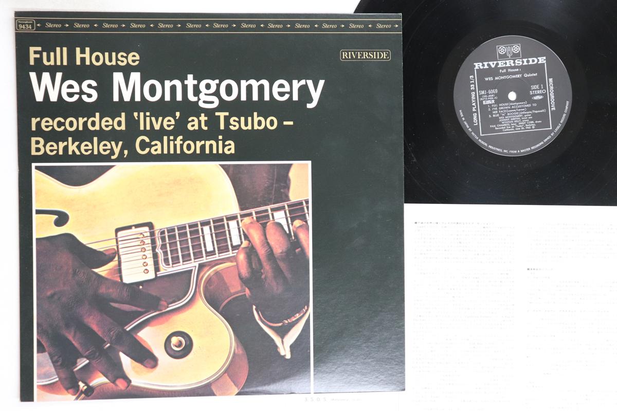 

LP Record WES MONTGOMERY - Full House SMJ6069 RIVERSIDE 1974 Japan Jazz Used