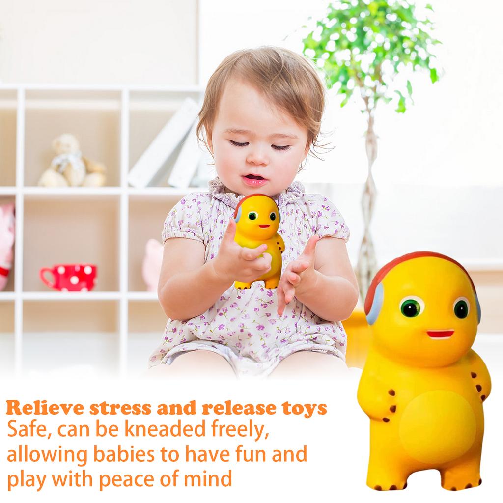 Little Dragon Kneading Music Slow Rebound/ Decompression Catharsis Toy Earphones Dragon [12cm] Color Box