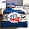 FC Hansa Rostock Pattern Bedding Quilt Set Home Decoration Gift (1 * Duvet Cover + 2 * Pillowcase Without Core)