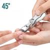 Large Opening Toe Clipper Stainless Steel Splash-Proof Nail Clipper Portable Dead Skin Removal Pedicure Clipper Cuticle Trimmer
