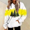 Women's Casual Fashion Print Long Sleeve Pullover Hoodies Sweatshirts