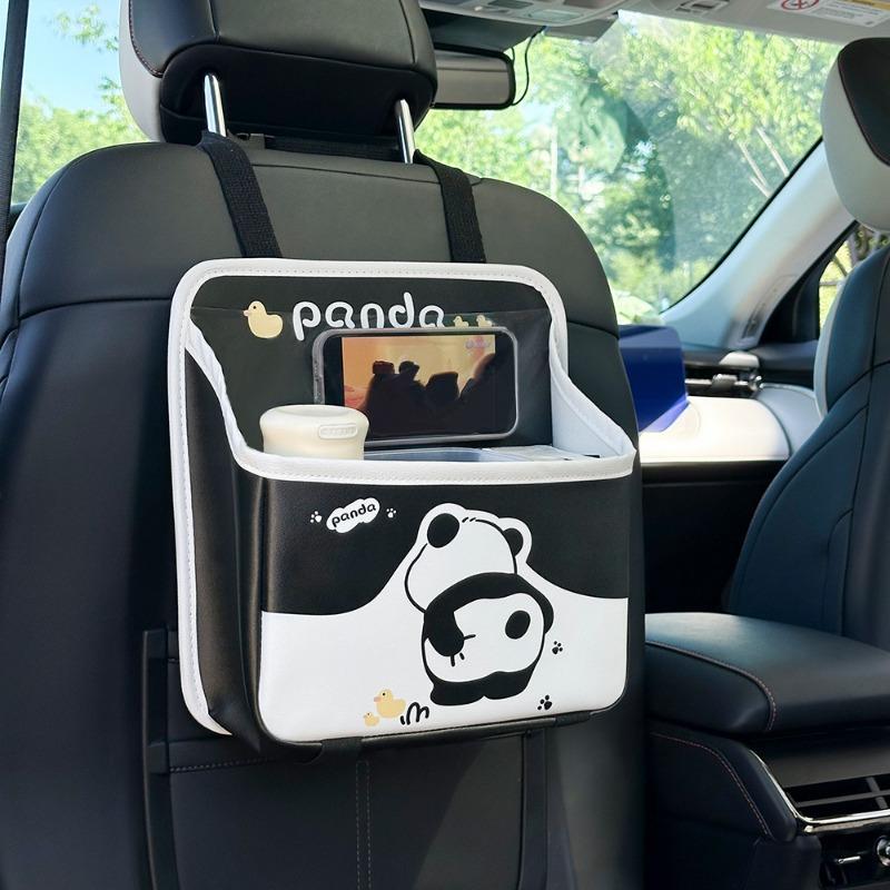 Car Back Seat Organizer Multifunctional Car Storage Bag Large Capacity Car Tissue Holder Storage Bag