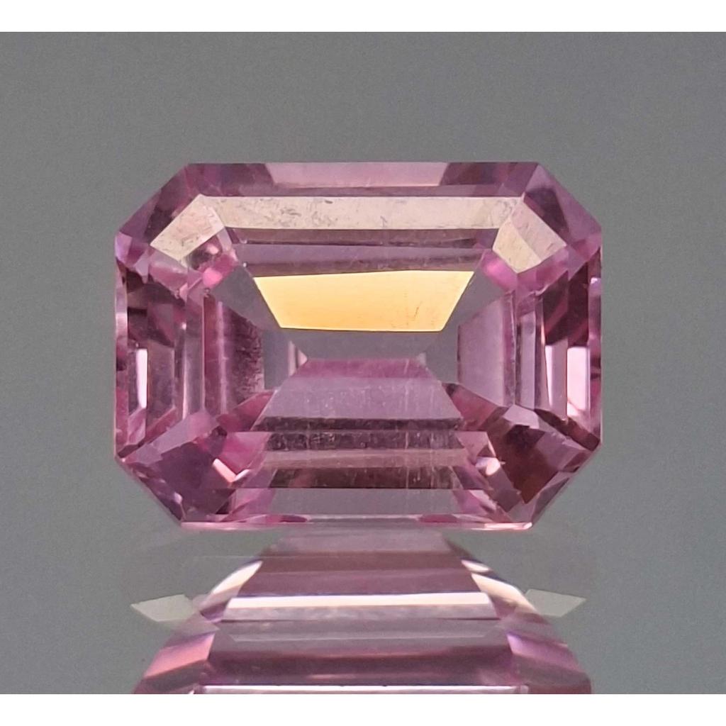 Emerald Cut Natural Pink Sapphire 10-12 Ct Fabulous Certified Loose Gemstone