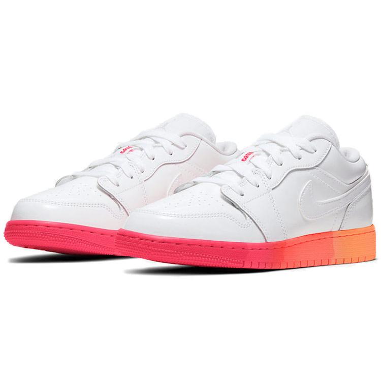 New Jordan 1 Low GS Sunset Sole 554723-100