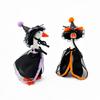 Halloween Desk Goose Outfit, Goose Witch Cape And Pointed Hat, Ghost Hoodie, Holiday Costume for 7-Inch Desk Goose Statue