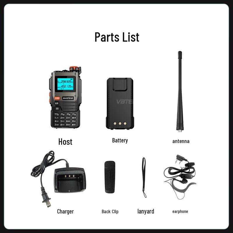 BAOFENG UV-K61 Pro Dual-Band Aviation Two-Way Radio (CN version)