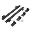 2Pcs Thickened Cold Rolled Steel Computer Desk Keyboard Slide Rail Bracket(white)