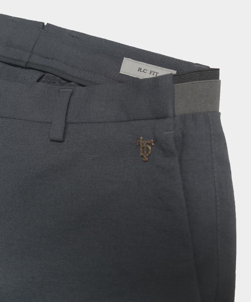 BIRBANTE Grained Side Banding Pants - Till