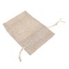 20pcs Burlap Bags Burlap Gift Bags Single Side Window Burlap Pouches with Drawstring for Jewelry Makeup Candy