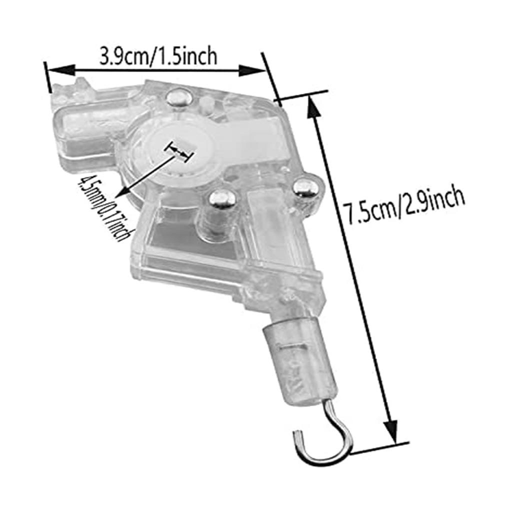 2 Pieces Blinds Wand Tilter Mechanism Square Tilt Control Rod Rail Hook Connection Household Reusable Replacement Supply