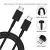 Cablu USB C cu încărcare super rapidă 5A 45W PD pentru Samsung S21 FE S22 S23 S24 Plus Note 20 Ultra A34 A53 A54 A55 cablu tip C la tip C