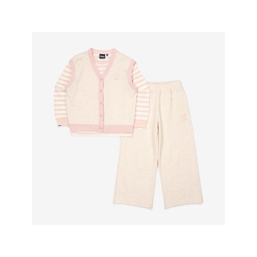 

[fila Kids] Essential+ Girls Best Set Fk2fsf3301f Cmy q0zFk2fsf3301fCmy CREAMMELANGE/120