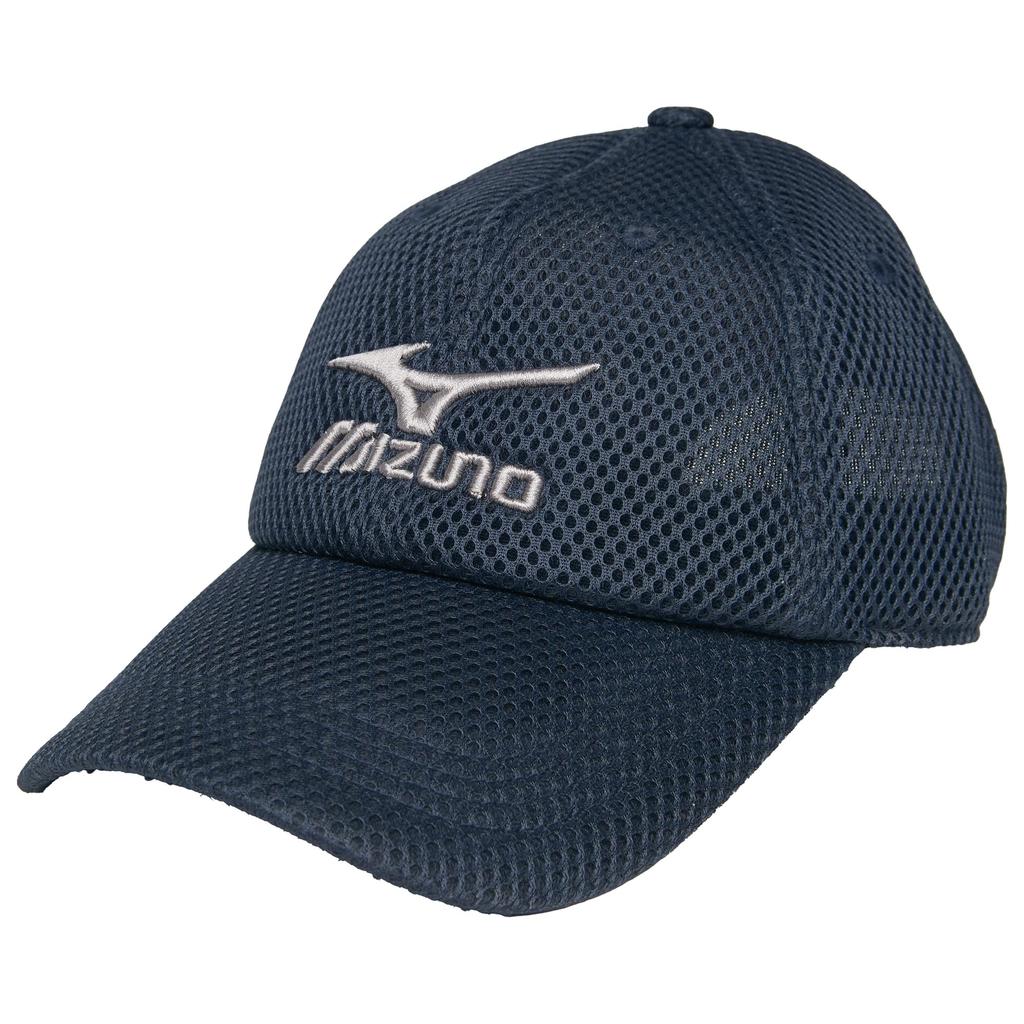 Mizuno Air Mesh Everyday Size C2JWB156 Men's Cap, Breathable, Summer, Sports, Use, Navy, (Head Circumference 56-60cm)