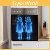 Hand In Hand Ghost Girl Pvc Wall Decor Sticker For Bedroom And Study With Handholding Halloween Design