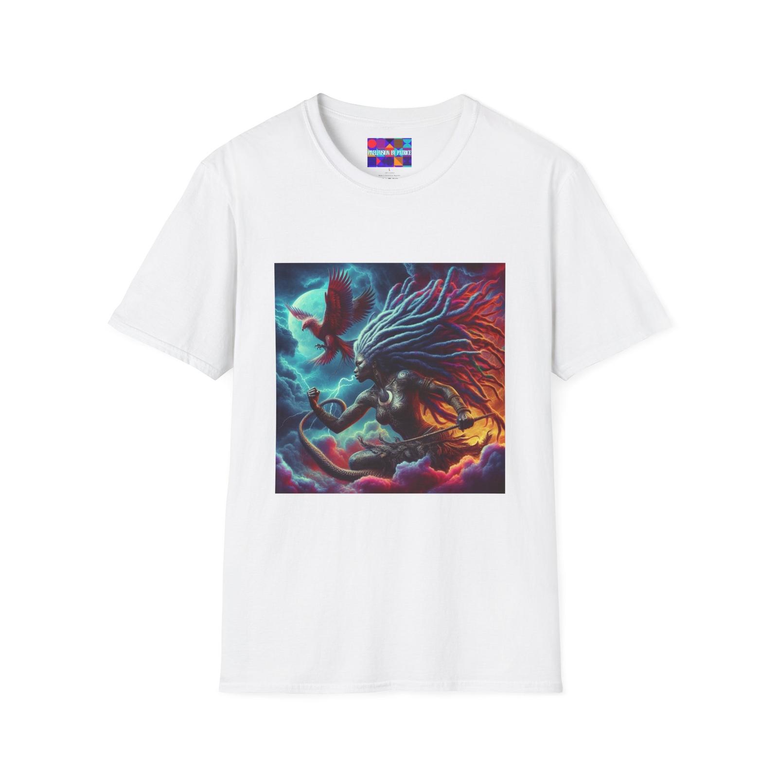 Rise, Warrior Unisex Softstyle T-Shirt #44U S разноцветный