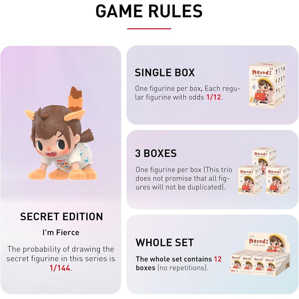 Pop Mart Merodi After School Series Blind Box Figure 1 Piece Premium Toy Original Character Collectible