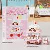Micro-Particle Food Cart Street Scene Building Set: Educational Toy for Kids with Points Redemption Gift Mechanism