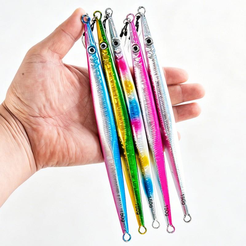 Slow Sinking Long Casting Jig Lures 4g-5g Saltwater Fishing Boat Rock Shore