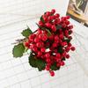 Lifelike Artificial Christmas Berry Branches Handmade Fake Red Berries  Wedding Party